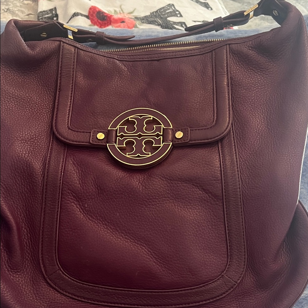 Tory Burch Rich Burgundy Shoulder Bag